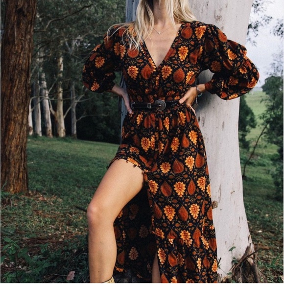 EUC ✨ Chasing Unicorns Peace Train Maxi Medium - Picture 2 of 7